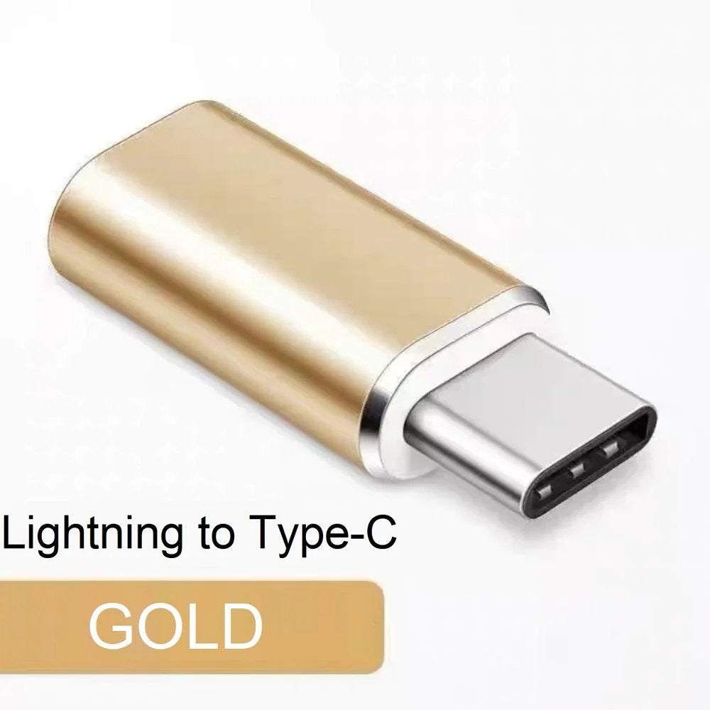(Paquet de 2) connecteur adaptateur Lightning femelle vers USB-C mâle (Paquet de 2) connecteur adaptateur Lightning femelle vers USB-C mâle